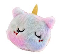 WPKD BLUEIY Plush Coin Purse, Cute Penguin Design, Portable Multipurpose Coin Pouch for Lipstick, Earbuds, Data Cable, PP Cotton Filling, Adorable Cartoon Style, Mini Size