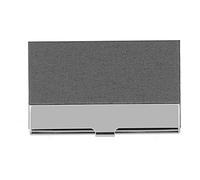 WPKD BLUEIY Stainl Steel Busin Card Holder, Name Card Case for Traveling, Gray 701#, Busin Card Organizer, Design, Compact Size