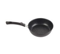 WPKD BLUEIY Stainl Steel Frying Pan, 7.9 in, Ergonomic Handle, Antistick Cooking Skillet for Bacon, Steak, Onion, Egg, Omelet, Heavy-Duty, Even Heat Conduction
