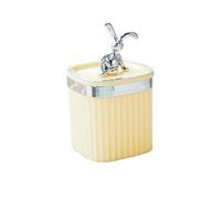 WPKD BLUEIY Toothpick Holders,Toothpick Dispensers,Portable Decorative Plastic Dispenser with Lid,for Restaurant Bar Home Party(Yellow)