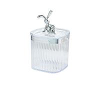 WPKD BLUEIY Toothpick Holders,Toothpick Dispensers,Portable Plastic Dispenser with Lid,for Restaurant Bar Home Party(Transparent)