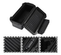 WPKD BLUEIY Weatherproof Hard Case,Waterproof Shockproof Box,Dry Storage Case,Shockproof Waterproof ABS Material Sealed Box for Outdoor Gear Camera Storage Boxes (6.7 * 2.8 * 3.0inch,386g)