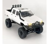 WPL C64-1 RC Crawler 1/16 RC Truck Off Road RC Rock Crawler 4x4 Remote Control Pickup Truck RTR All Terrain with 260 Motor Metal Chassis Axle Mounted Servo Proportional Throttle Steering Adult
