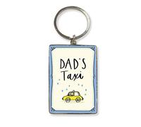 WPL Dad's Taxi Metallic Keyring Lovely Birthday Christmas KR218
