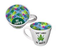 WPL Gifts Don't Worry Be Hoppy Coffee Tea Mug Inside Out 250ml