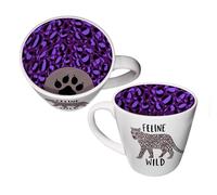 WPL Gifts Feline Wild Coffee Tea Mug Inside Out 250ml