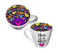 WPL Gifts Hug in a Mug There Coffee Tea Mug Inside Out 250ml
