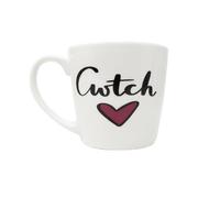 WPL Gifts Inside Out Mug Cwtch Welsh Novelty Gift Ceramic Tea Cup - Hug
