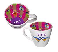 WPL Gifts Inside Out Nice Birds / Tits Mug with Gift Box (ISO186)
