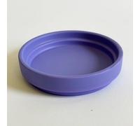 WPL Gifts Love Plants Small Flower Planter Pots - Fun Quotes & Humour in Pastel Colours - with Optional Coaster Add On - Perfect Floral Home Decor (Pot Coaster - Lilac)