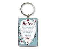 WPL To The Man I Love Metallic Keyring - Gift Idea Husband Boyfriend Partner