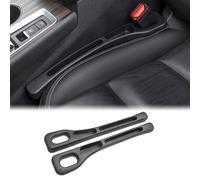 WPNCYK 2-Pack Car Seat Organiser, Black Car Organiser, Universal Car Accessories for Men for Keys, Phones, and Wallets, Prevents Items from Falling into Seat Gaps