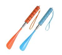 WPNCYK 2 Pcs Long Shoe Horn, Shoe Horns For Women, Long Shoe Horns For Women, Shoe Horn, Portable Long Handled Shoe Horn, Adjustable Length Smooth Shoe Horn, Strong Long Handled Shoe Horn For Men