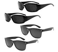 WPNCYK 4PCS Pinhole Glasses,pinhole Glasses for Improving Vision,Help You Improve Your Eyesight and Train Your Eyes,Relieve Eye Fatigue,Suitable for Office Workers and Students.