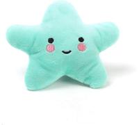 Wpppan Green Star Plush Dog Toy Small Medium Dog Puppy Squeaky Bite Playing Starfish Toy,Automatic Ball Launchers,Toys,Squeak Toys
