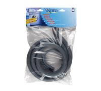Wpro (2.5 m) Straight - Angled/Accessories/TVS258 Washing Machine Drain Hose for Washing Machines and Dishwashers/Universal Length 2.5 M
