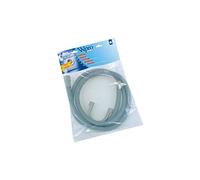 Wpro (2.5 m) Straight - Angled/Accessories/TVS258 Washing Machine Drain Hose for Washing Machines and Dishwashers/Universal Length 1.5 M