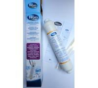 Wpro External inline water filter cartridge for Haier HRF-664ISB2, HRF-664ISB2B, HRF-6641ISBN2N, HRF-664ISB2N refrigerator appliance + fridge freezers