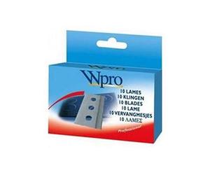 Wpro Original Stainless Steel Scraper Blades - Box of 10, Oven Cleaning Tool