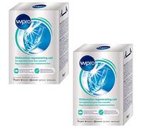 Wpro Universal Dishwasher Regenerating Salt Cleaner (2 x 1kg)