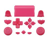 WPS Touch Pad Thumbsticks Dpad Home Full Buttons Set Replacement parts for PS4 Playstation 4 Dualshock 4 controller shell (For GEN 1 Controllers) (pink)