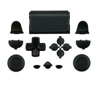 WPS Touch Pad Thumbsticks Dpad Home Full Buttons Set Replacement parts for PS4 Playstation 4 Dualshock 4 controller shell (For GEN 1 Controllers) (black)