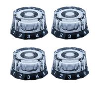 Wpsagek 4 Guitar Volume Knobs, Electric Guitar Top Hat Knobs Speed Volume Tone Control Knobs For For PRS SG LP Les Pauls Guitar, Easy Turning Guitar Volumes