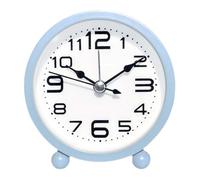 Wpsagek Alarm Clock | Desk Clock - Small Battery Operated Big Numbers Alarm Clock No Ticking Alarm Simple Design for Adult Kid