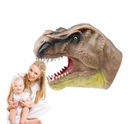 Wpsagek Alligator Puppet,Cartoon Shark Crocodile Animal Toy Hand Puppets | Soft Rubber Role Play Dino Head Puppet Hand Toys for Story Telling Activities Imaginative Puppet Theater Show
