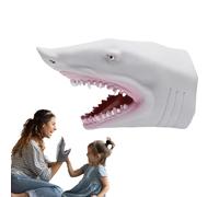 Wpsagek Animal Hand Puppets,Realistic Cartoon Crocodile Animal Shark Puppets | Soft Rubber Role Play Dino Head Puppet Hand Toys for Story Telling Activities Imaginative Puppet Theater Show