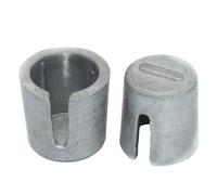 Wpsagek Battery Post Shims | Lead Alloy Car Battery Post Adapter | Terminal Cable End Repair Kits, Anode Cathode Sleeves For Positive Or Negative Post