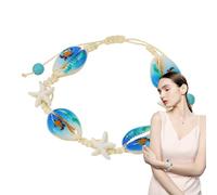 Wpsagek Boho Anklets For Women - Boho Adjustable Waterproof Shell Anklet Beach Jewelry | Aesthetic Stylish Foot Jewelry For Vacation, Sea, Hawaiian, Wedding