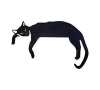 Wpsagek Cat Door Topper - Metal Halloween Decor,Cute and Funny Frame Decor, Halloween Decoration for Home Wall Window Decor