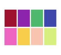 Wpsagek Color Overlays for Dyslexia - Guided Reading Highlight Strips - A4 Size Color-Filter Aid Tool for Assistance Clarity Stress Reduction Women Book Learning Men