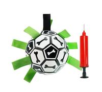Wpsagek Dog Ball with Tags,Herding Balls with Pump for Dogs | Interactive Toys, Indestructible Pup Chew Supplies for Small Medium and Large Pets