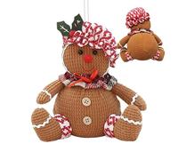 Wpsagek Gingerbread Christmas Ornaments, Funny Tree Topper Decorations, Christmas Decor Ornaments, Tree Hangable Decorations and Favor Supplies for Home