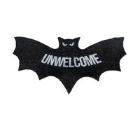 Wpsagek Halloween Bat Rug, 80x40cm Unwelcome Bat Door Mat, Gothic Bat Shaped Area Rug For Front Door Bedroom Bathroom Kitchen Halloween Decoration