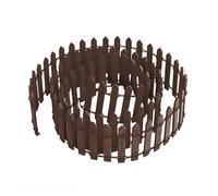 Wpsagek Miniature Fairy Garden Fence, 90cm Miniature Garden Ornament Wood Picket Fence, Garden Fence Ornament for Dollhouses