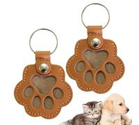 Wpsagek Paw Keychain,2X Leather Handbags Pendant | Cute Pet Cat Paw Keychain for Women Charm for Car Keys Holder Bag Purse