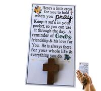 Wpsagek Pocket Christian Prayer Cards,Daily Prayer Card for Adults - Inspirational Prayer Cards, Unique Bible Verse Card, Scripture Encouragement Card for Travel