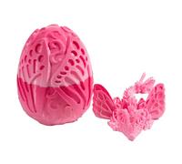 Wpsagek Printed Butterfly Dragon With Egg, Creative Dragon Egg Toy, Flexible Dragon Easter Eggs, Printed Dragon Eggs With Dragon Inside For Kids And Adults
