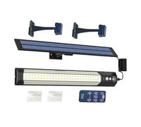 Wpsagek Solar Powered Lights Outdoor | Dusk to Dawn Sensor Light with Remote Control | Security Lighting Solar Operated for House Garden Garage Barn Fence Porch Camping Parking Interior Exterior