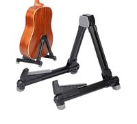 Wpsagek Travel Guitar Holder | A Shape Adjustable Folding Bass Ukulele Stand - Anti-Slip String Instrument Floor Guitar Holder for Home, Stage, School