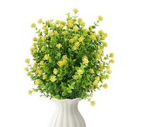 Wpsagek UV Resistant Artificial Outdoor Flowers,Realistic UV Resistant Decoration - Outdoor Fake Flowers | for Garden Ground Yard Home Patio Cemetery Door Wedding Spring Summer Front Indoor