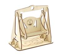 Wpsagek Wooden Swing Puzzle - Swing Ride Mechanical Model Kit - Creative Novelty Educational Swing Ride Model Kits To Build For Adults Teen Boy Ages 8+
