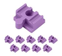 Wpsagek Wooden Train Track Connectors, Toy Train Set Connector Pieces, Set of 10 Wooden Train Track Accessories for Kids Aged over 3 Years Old, Track Connector Train Sets