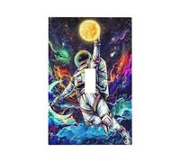 Wpshijia Decorative Light Switch Plate Covers Blacklight Astronaut Space Galaxy Universe 1 Gang Light Switch Cover Plate Single Toggle Wall Plate Outlet Covers Faceplate for Bedroom Home Decor