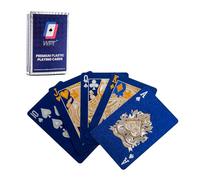 WPT Official World Poker Tour® Plastic Playing Cards - 1 Deck, Casino-Style Blue Back, Poker Size