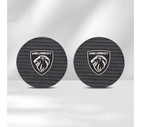 WpTrick Car Coasters For Peugeot e-2008 2020-2022 2023 2024 2025 P24 EV, Car Cup Coaster, Car Cup Holder Coaster, Durable Anti-Split Dust Proof Non-Slip Drink Mat Car Interior Accessories,B