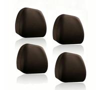 WpTrick Car Headrest Covers For Fiat Doblo, Head Rest Protector, Seat Headrest Protector, Breathable Elastic Fabric Dustproof Scratch Resistant Interior Decor,B-Brown- Front+2Rear